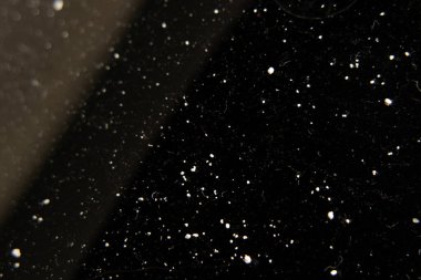 Tasarım için küçük beyaz noktalı siyah arkaplan