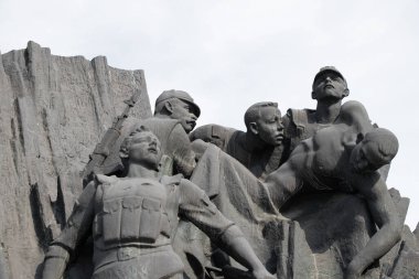 Ukrayna Dnipro 18.03.2021 - Şehit Askerlerin Anıtı - Afganlar, Hafıza Patlaması