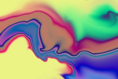 tasarım için yumuşak akışlı çok renkli soyut çizgiler