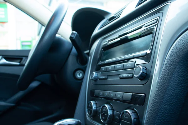 Interior Velho Carro Passageiros Perto — Fotografia de Stock