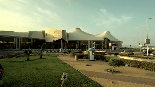Αίγυπτος Sharm Sheikh 2021 Αεροδρόμιο Στην Αίγυπτο Στο Sharm Sheikh — Αρχείο Βίντεο