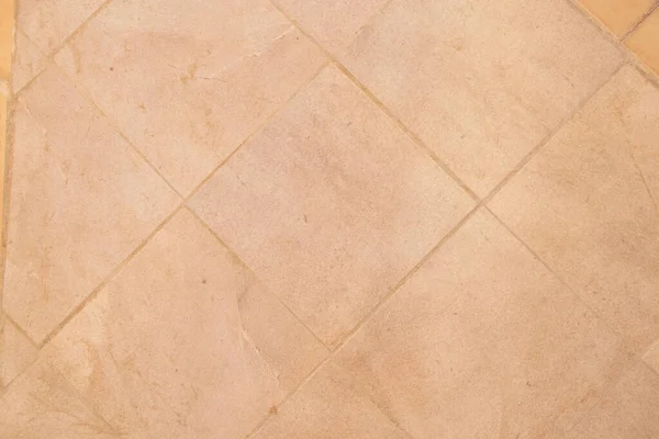 Polished Sandstone Tiles Floor Background Close — Stock Photo, Image