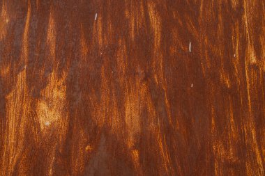 Sokaktaki demir kapıların paslı arka planı, yakın plan paslı.