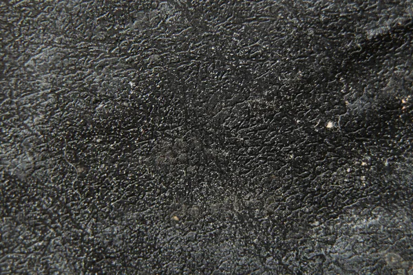 Couro Preto Velho Como Fundo Foto Macro Fundo Couro — Fotografia de Stock