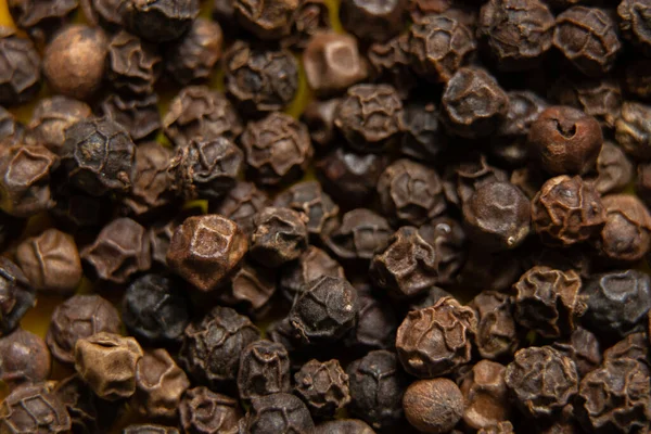 Black Dry Peas Background Macro Photo Spices — Stock Photo, Image