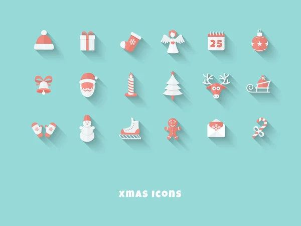 Christmas Icons Set — Stock Vector