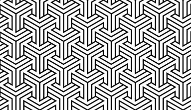 siyah ve beyaz geometrik desen