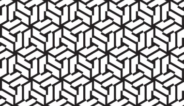 siyah ve beyaz geometrik desen