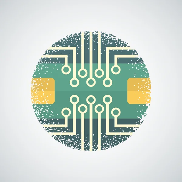 Printed Circuit Board pictogram — Gratis stockfoto