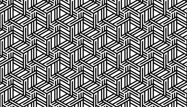 Black and White Geometric Pattern