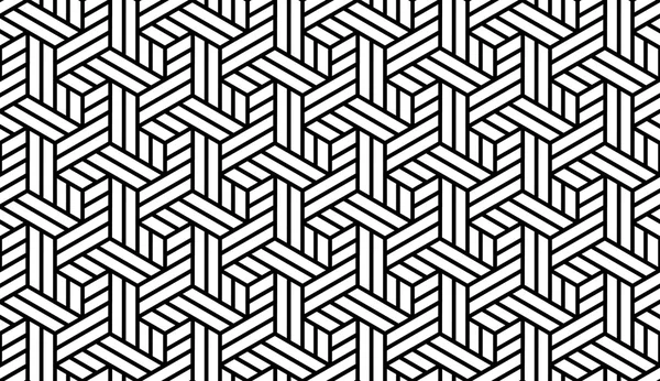 Motif géométrique noir et blanc — Photo gratuite