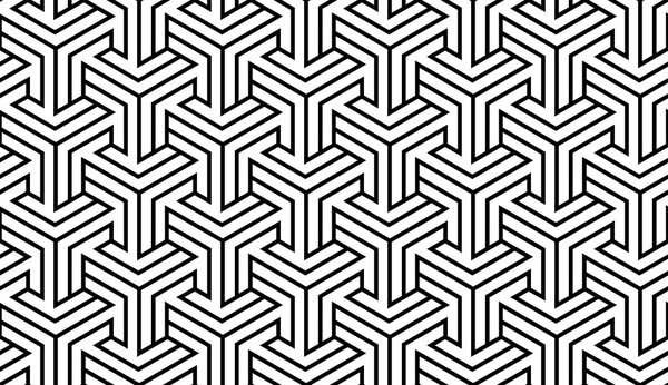 Black and White Geometric Pattern