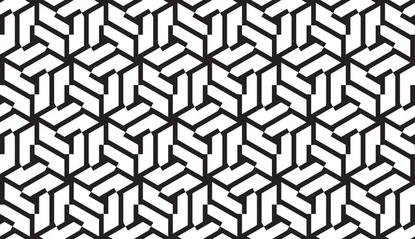 Svart och vitt geometriskt mönster — Gratis stockfoto