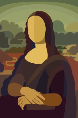 Mona Lisa düz tarzı