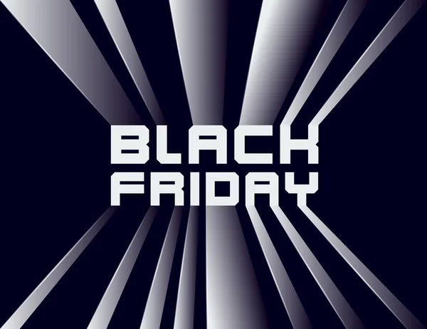 Banner zum Black Friday — Stockvektor