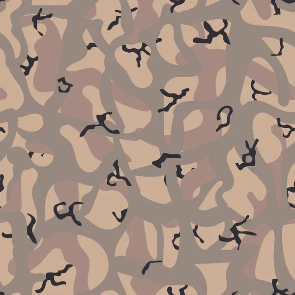 Patrón textil de camuflaje militar — Vector de stock