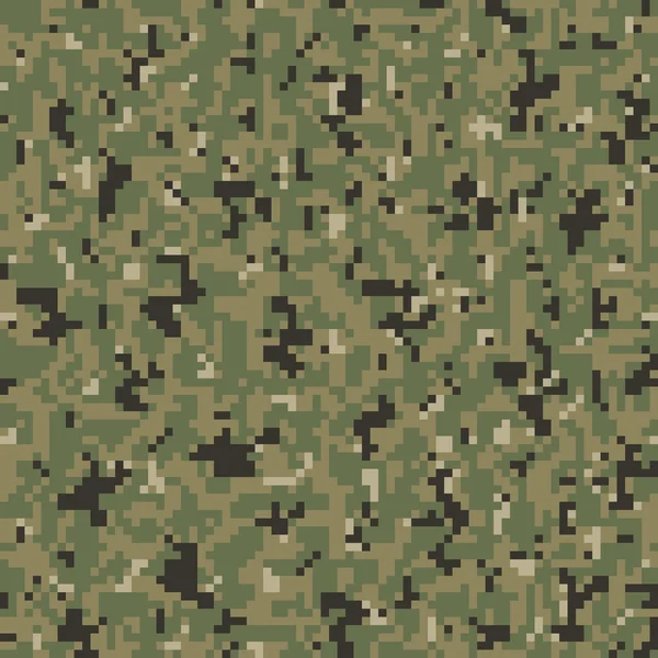 Military Camouflage Textile Pattern — Stock vektor