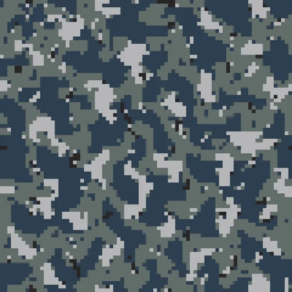 Military Camouflage Textile Pattern — Stock vektor