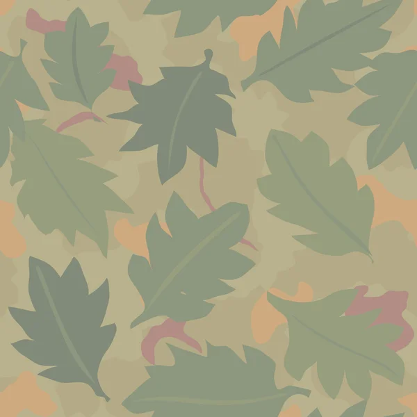 Military Camouflage Textile Pattern — Stockový vektor