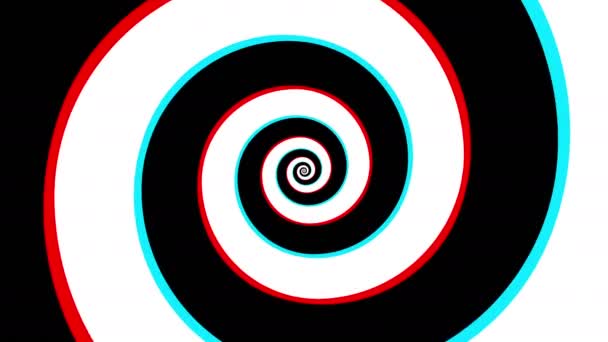 Animation de spirale sans fin — Video