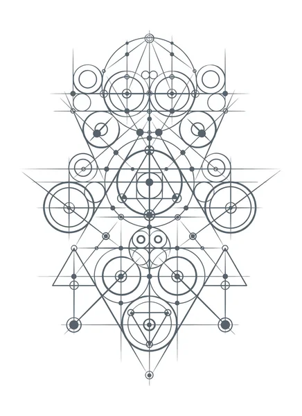 抽象的な幾何学的構成 — ストックベクタ