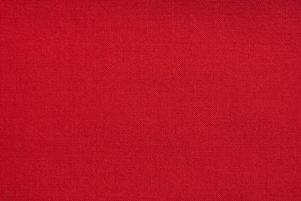 Close up de uma textura têxtil tecido vermelho — Fotografia de Stock