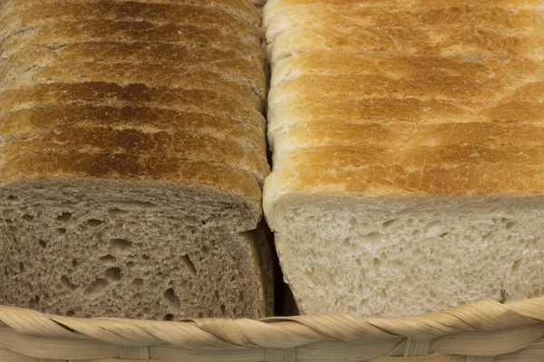 Twee soorten brood — Stockfoto