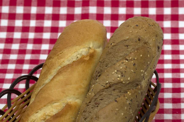 Twee soorten brood — Stockfoto