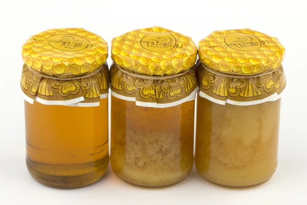 Frascos de miel —  Fotos de Stock
