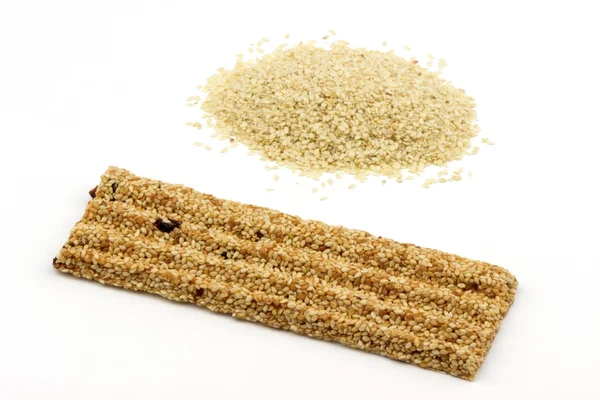 Susam tohumu ile bal barlar — Stok fotoğraf