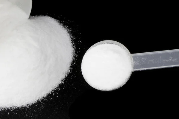 Creatine Phosphate isolated on black — Stockfoto