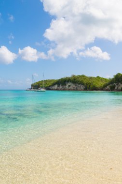 Wonderful tropical beach in the Caribbean