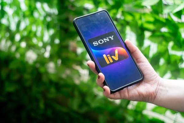 Mumbai Inde Circa 2021 Service Streaming Populaire Sony Liv Sur — Photo