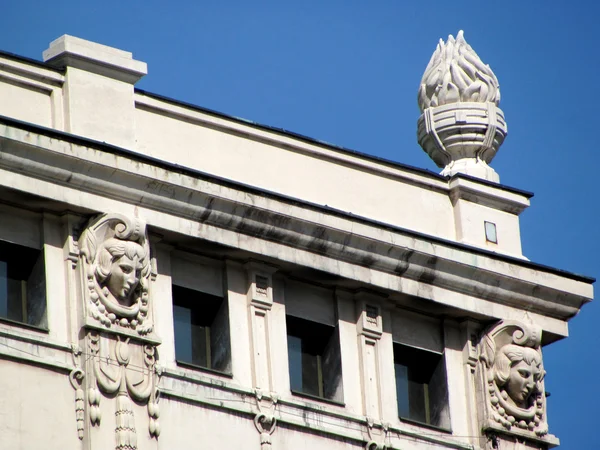 Detalj av Nationalteatern, Belgrad, Serbien — Stockfoto