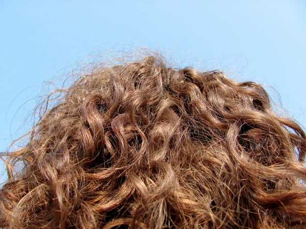 Kręcone włosy — Zdjęcie stockowe