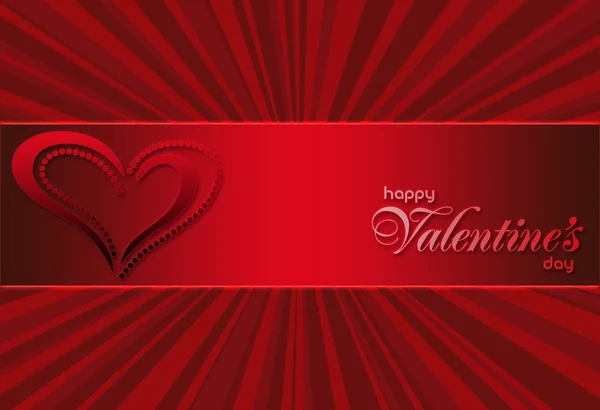 Tarjeta feliz día de San Valentín — Foto de Stock