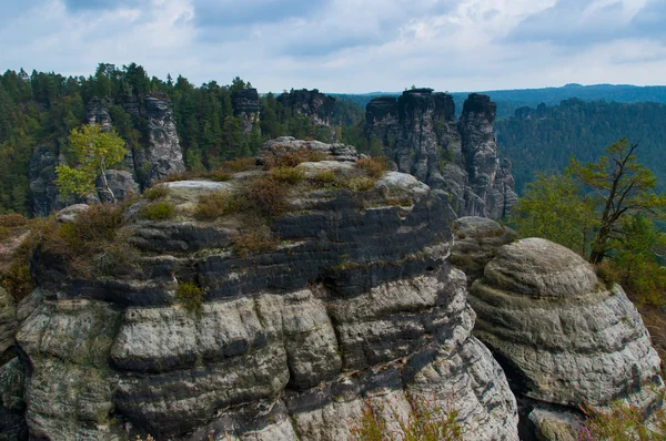 Saxony rocks, Germany. — Stock Photo, Image