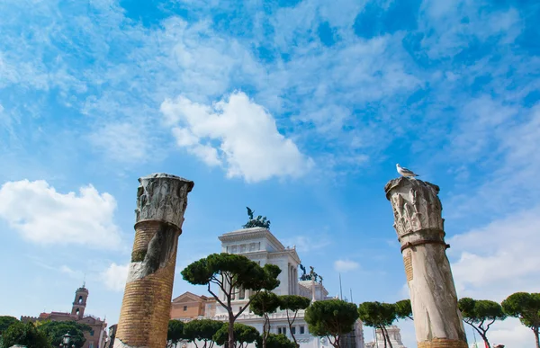 National Monument to Victor Emmanue 2, Rome. — Stock Photo, Image