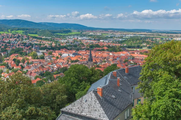 Pohled z hradu Wernigerode. — Stock fotografie