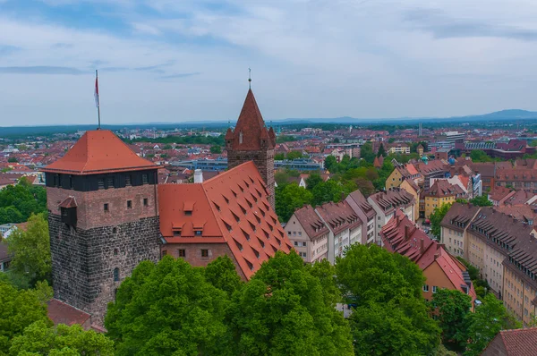 Vista aérea de Nuremberg . — Foto de Stock