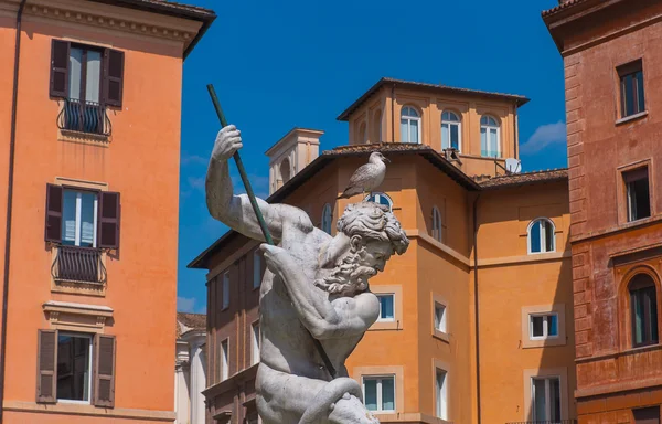 La Fuente de Neptuno, Italia . — Foto de Stock