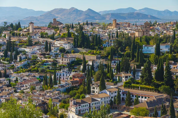 Granada görünümü, İspanya.