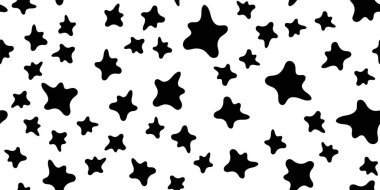Dekorasyon için vektör yıldız deseni