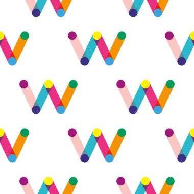 Beyaz arkaplanda vektör dalgalı çizgiler deseni