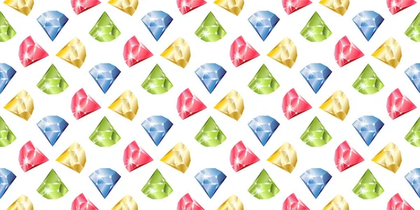 Jewel Vektör Görüntüsü. Gemstone Deseni