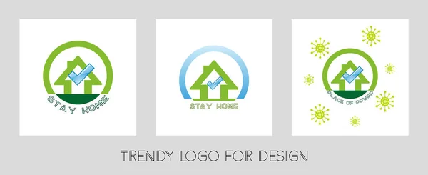 Tasarım için 3 trend vektör logosu