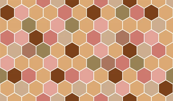Tasarım tekstil ve arkaplanları için bal peteği vektör deseni