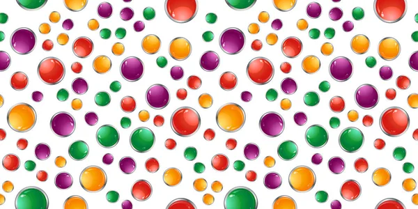 Dekorasyon için renkli topların vektör deseni