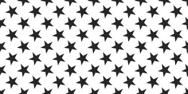 Tasarım ve tekstil için biçimlendirilmiş yıldızların vektör deseni