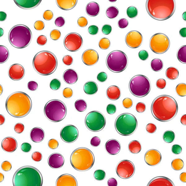 Dekorasyon için renkli topların vektör deseni